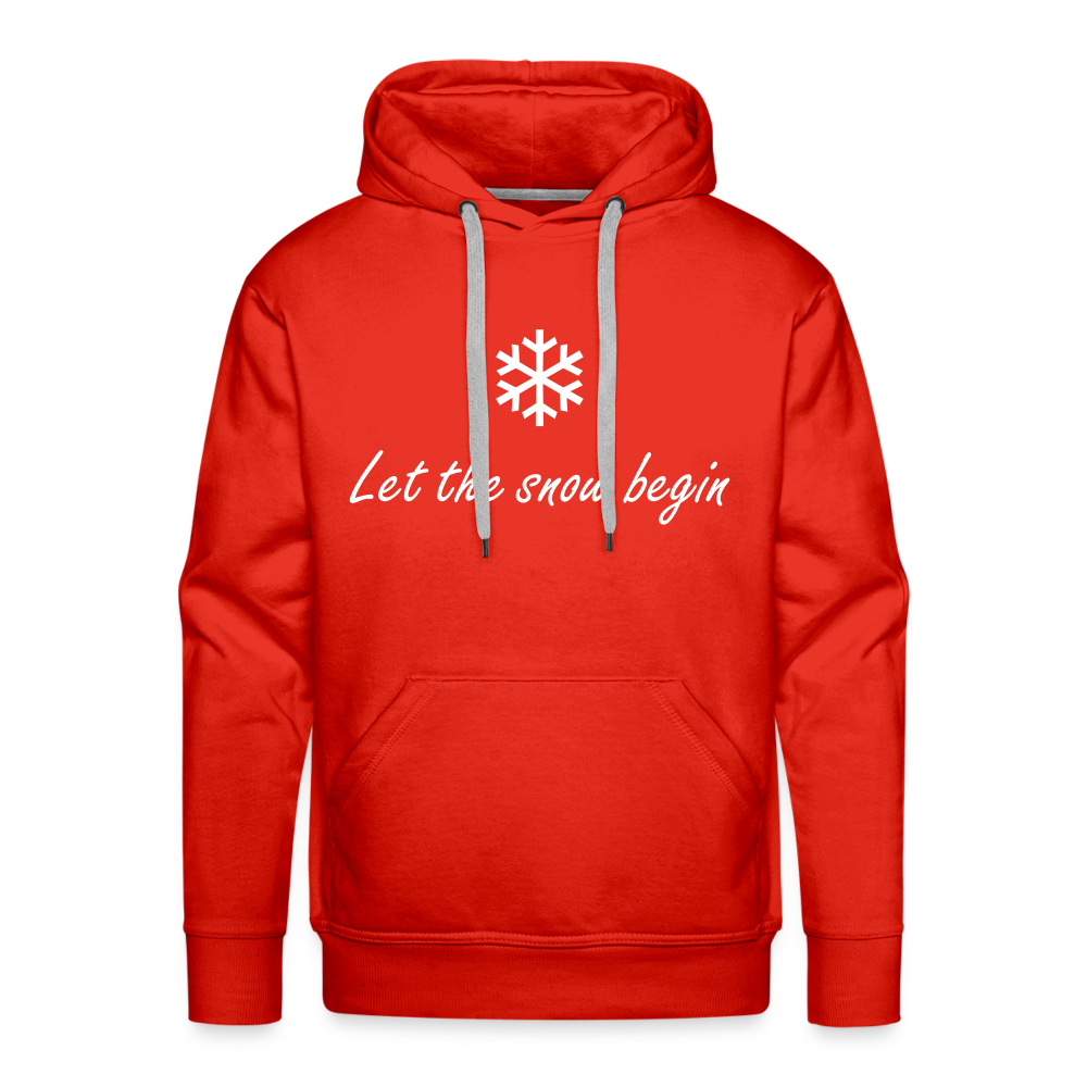 Let the snow begin Hoodie - Rot