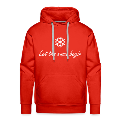 Let the snow begin Hoodie - Rot