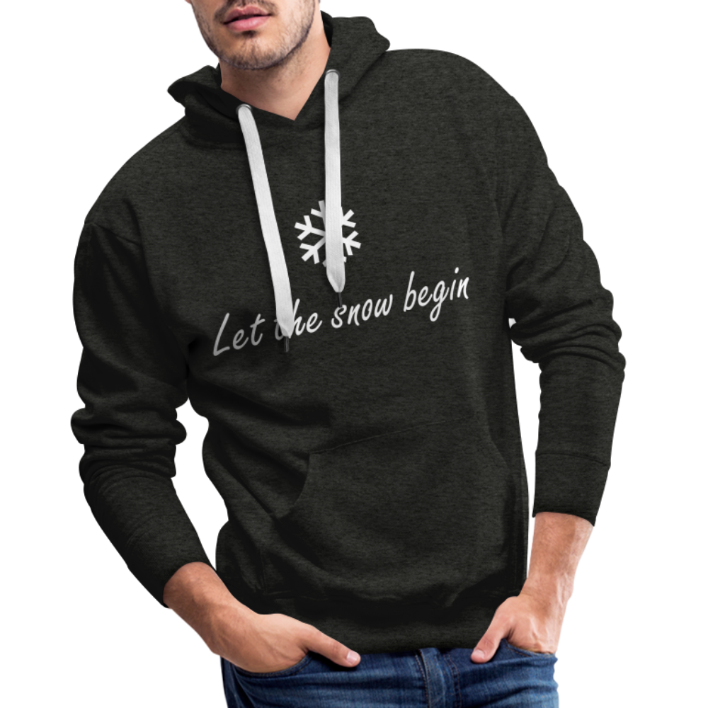 Let the snow begin Hoodie - Anthrazit