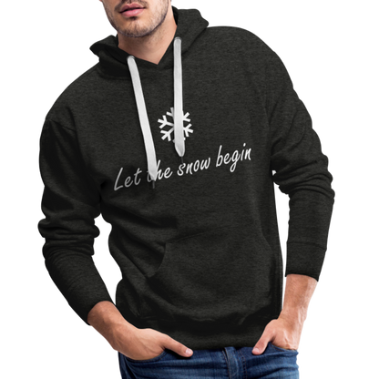 Let the snow begin Hoodie - Anthrazit