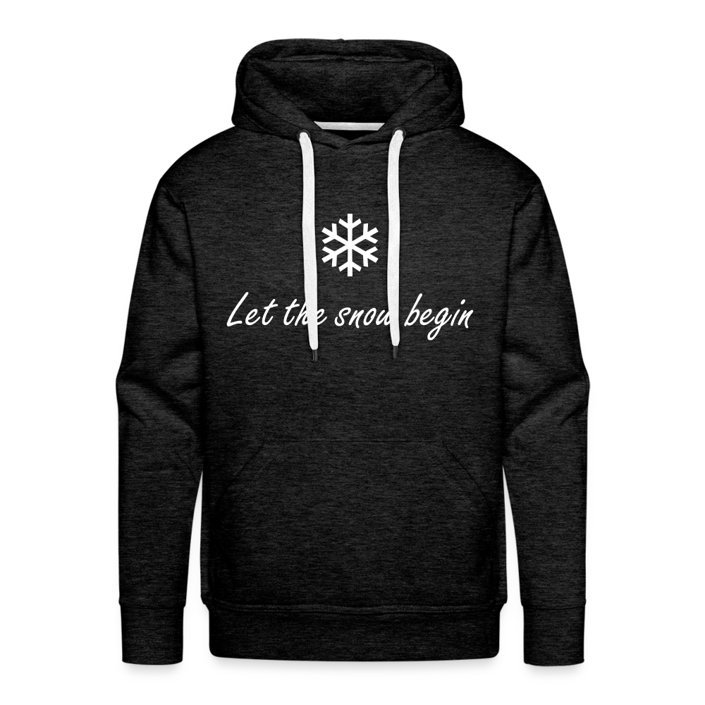 Let the snow begin Hoodie - Anthrazit