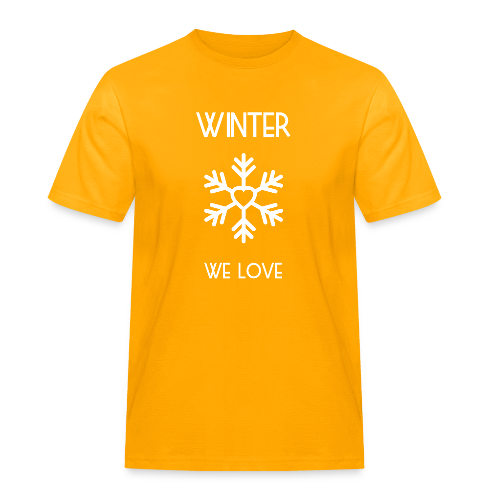 Winter we love T-Shirt - Gold