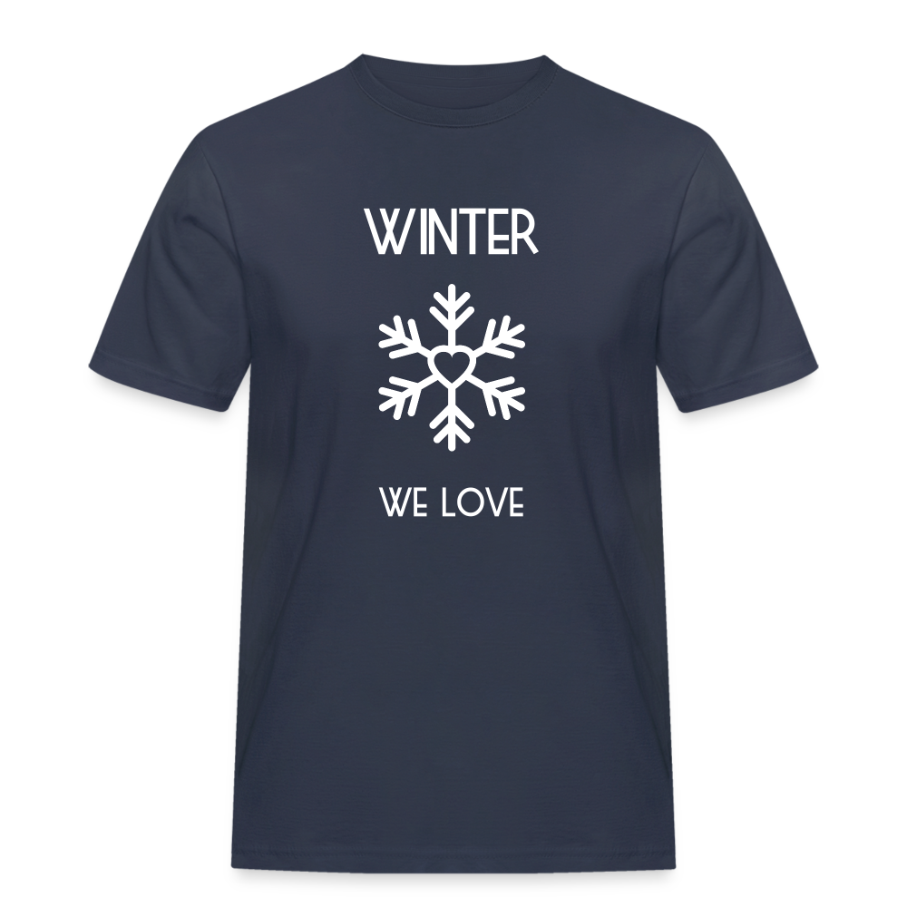 Winter we love T-Shirt - Navy