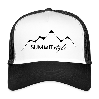 Summit Style Trucker Cap - Weiß/Schwarz