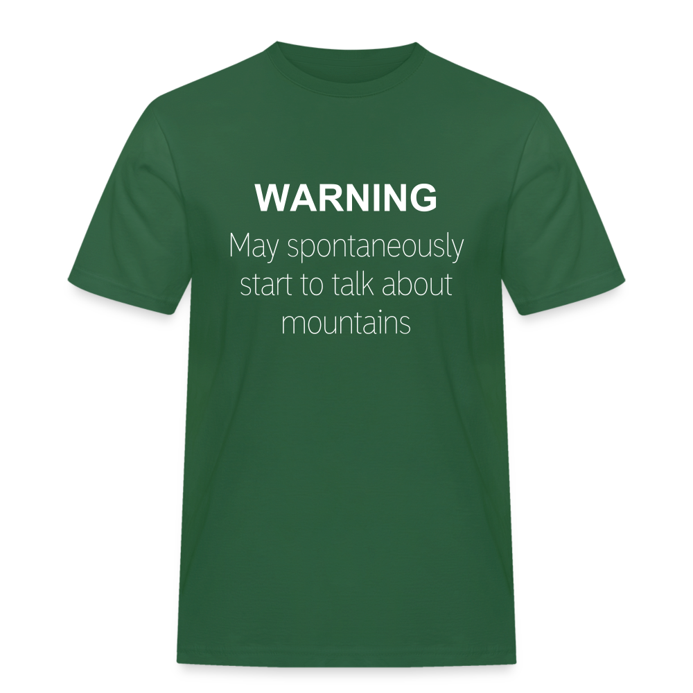 Talk about mountains T-Shirt - Flaschengrün